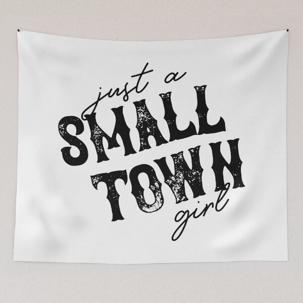 Item preview, Just a Small Town Girl designed and sold by Red Barn  Co-Op.