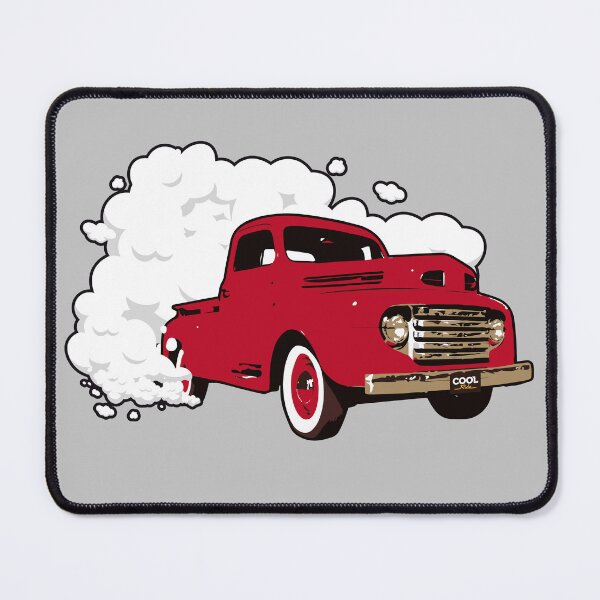 Item preview, Red 50s F Truck Burnout designed and sold by CoolRide.