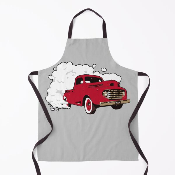 Item preview, Red 50s F Truck Burnout designed and sold by CoolRide.
