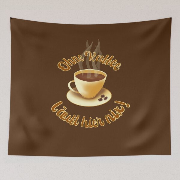 Item preview, Nothing works here without coffee! designed and sold by Muensterman.