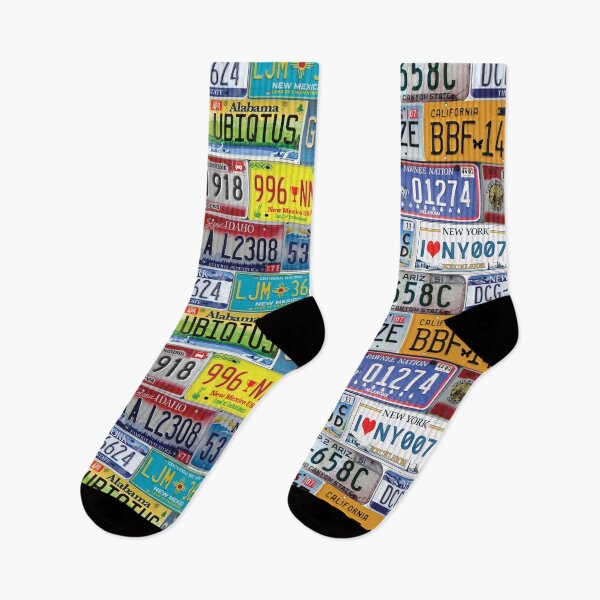 Item preview, US car registration plates designed and sold by EvieWoj.