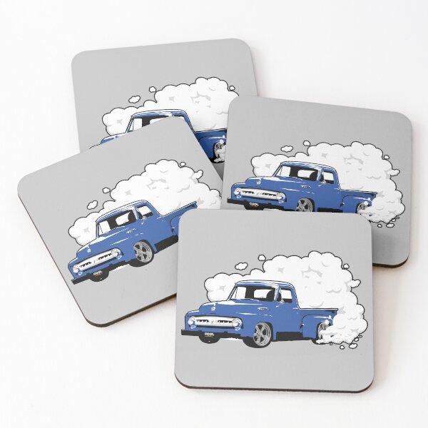 Item preview, Blue 50s F Truck Burnout designed and sold by CoolRide.