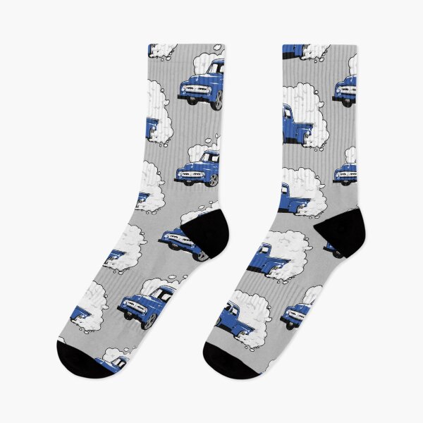 Aperçu de l'œuvre Camion bleu années 50 F Burnout créée et vendue par CoolRide.