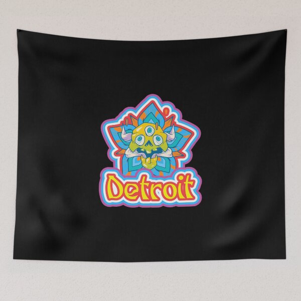 Item preview, Detroit Michigan 313 Techno Psychodelic Cannabis Pot Acid Design designed and sold by Candlewood Museum & Gift Shoppe.