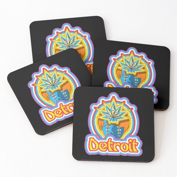 Item preview, Detroit Michigan 313 Techno Psychodelic Cannabis Pot Acid Design designed and sold by Candlewood Museum & Gift Shoppe.