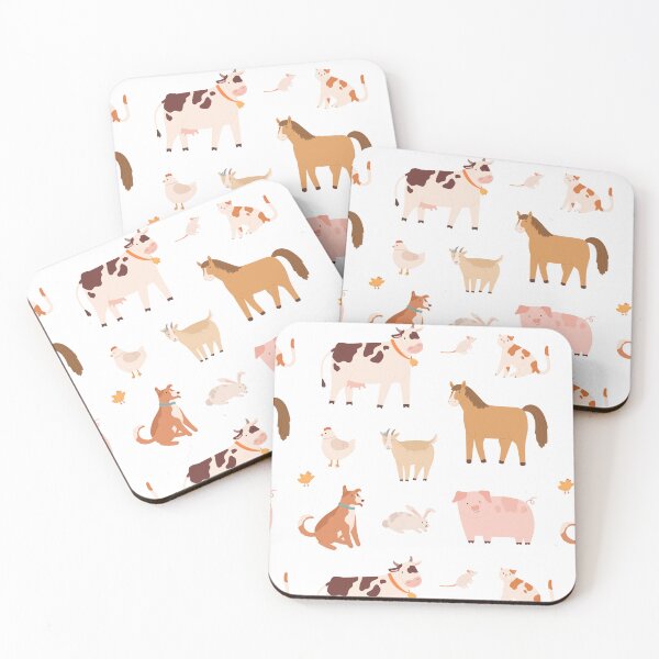 Item preview, farm day animals pattern designed and sold by stickers-packs.