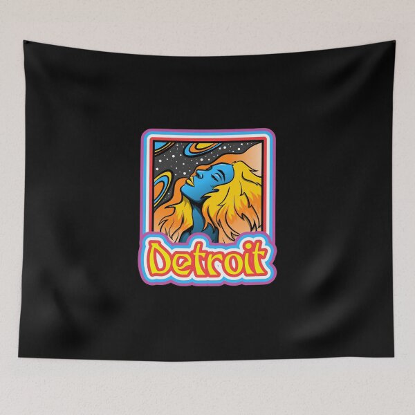 Item preview, Detroit Michigan 313 Techno Psychodelic Cannabis Pot Acid Design designed and sold by Candlewood Museum & Gift Shoppe.
