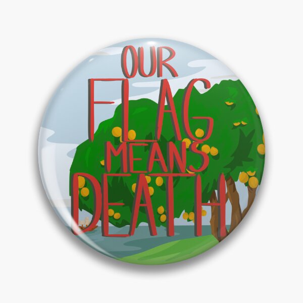 Item preview, Our Flag Means Death Orange poster designed and sold by delaneyjz.
