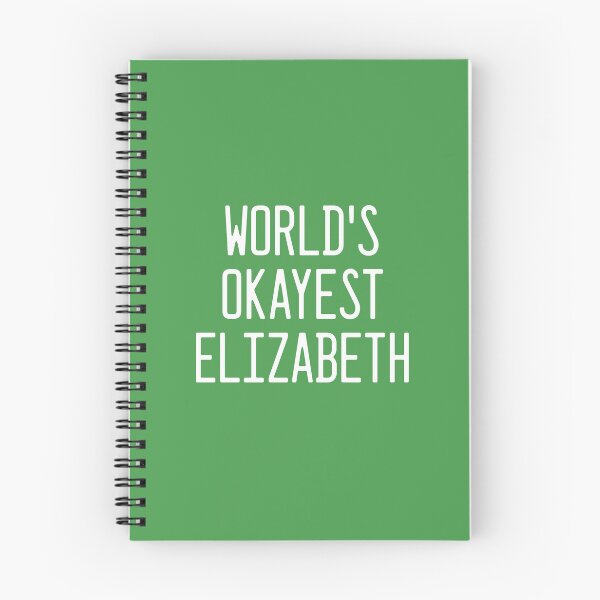 Item preview, World's Okayest Elizabeth designed and sold by TimespunThreads.