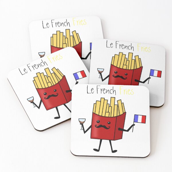 Aperçu de l'œuvre Le French Fries - Jeux de mots amusants et mignons, amateurs de pommes de terre créée et vendue par ShopSend.
