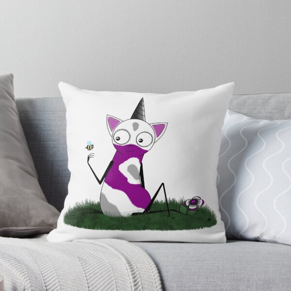 Item preview, Asexual Pride Flag Unicorn designed and sold by Bill Bill The Unicorn.
