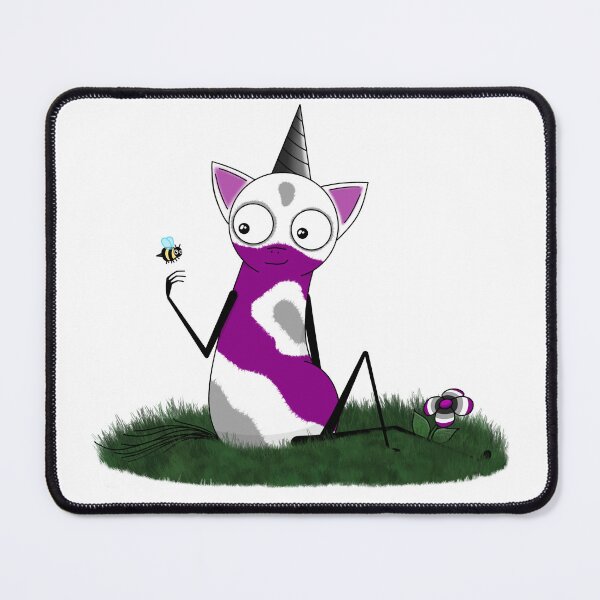 Item preview, Asexual Pride Flag Unicorn designed and sold by Bill Bill The Unicorn.