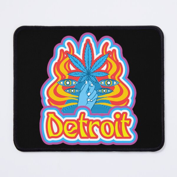 Item preview, Detroit Michigan 313 Techno Psychodelic Cannabis Pot Acid Design designed and sold by Candlewood Museum & Gift Shoppe.