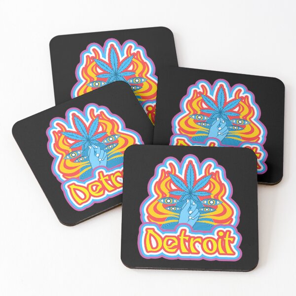 Item preview, Detroit Michigan 313 Techno Psychodelic Cannabis Pot Acid Design designed and sold by Candlewood Museum & Gift Shoppe.
