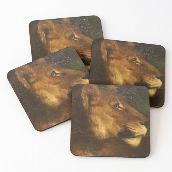 Item preview, Lioness Head Eugène Delacroix designed and sold by arthistory.