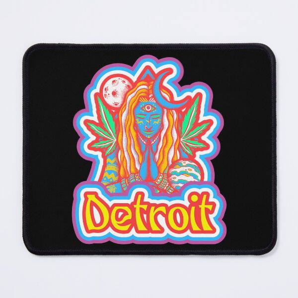 Item preview, Detroit Michigan 313 Techno Psychodelic Cannabis Pot Acid Design designed and sold by Candlewood Museum & Gift Shoppe.