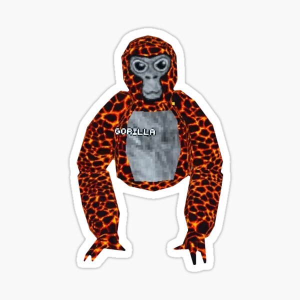 Creepy Scary Gorilla Tag Ghost Sticker for Sale by ContTraders