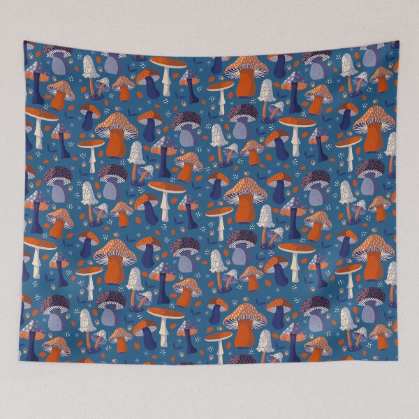 Item preview, mushroom world pattern designed and sold by stickers-packs.