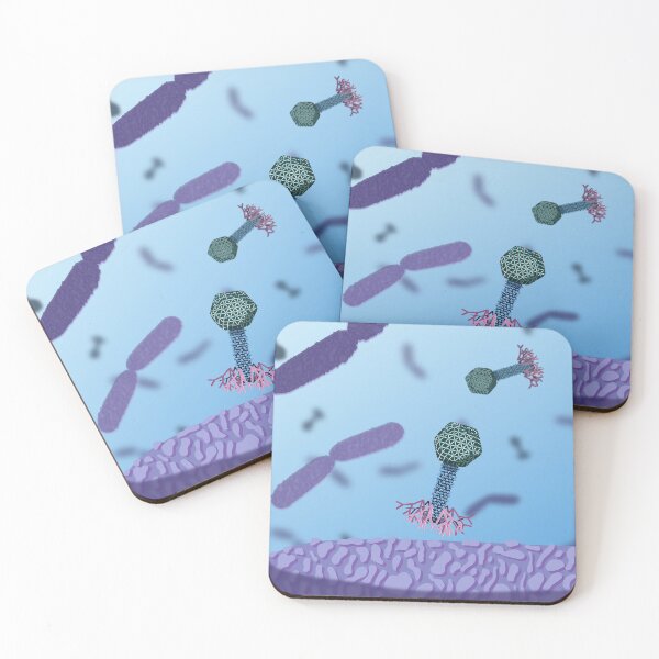 Item preview, Flowerphage (ϕKp24) with its host Klebsiella pneumoniae designed and sold by Animini-Vera.