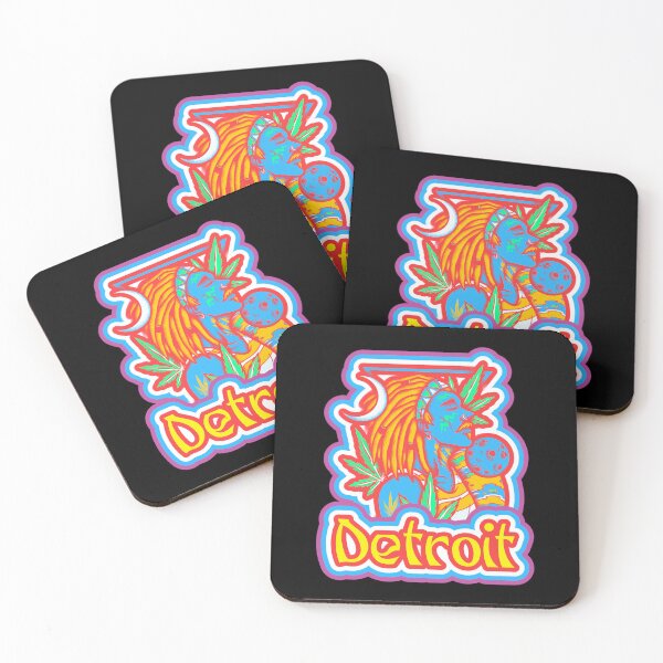 Item preview, Detroit Michigan 313 Techno Psychodelic Cannabis Pot Acid Design designed and sold by Candlewood Museum & Gift Shoppe.