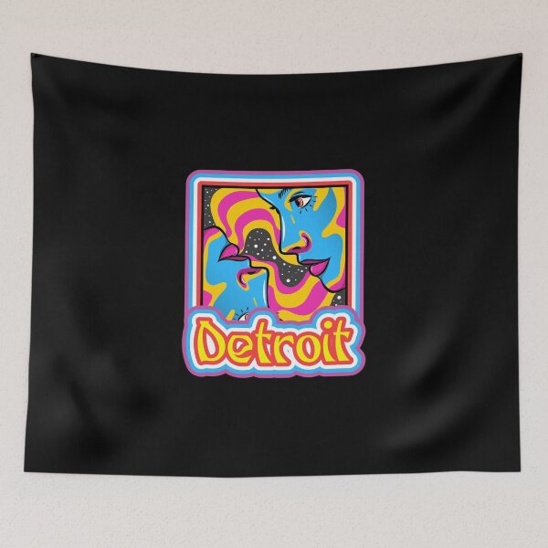 Item preview, Detroit Michigan 313 Techno Psychodelic Cannabis Pot Acid Design designed and sold by Candlewood Museum & Gift Shoppe.