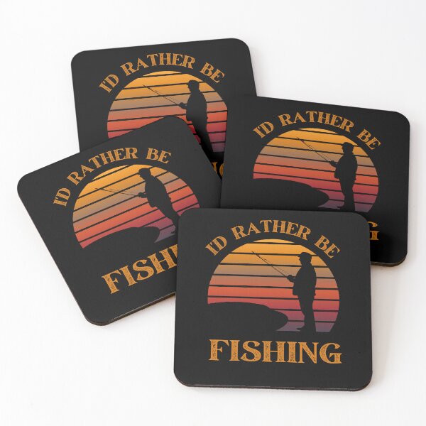 Item preview, I'd Rather Be Fishing - Funny Fisherman Design designed and sold by Motion Designs.