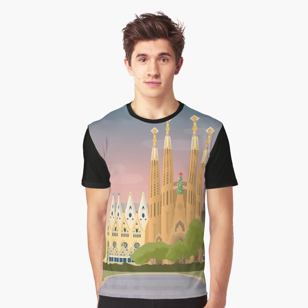Vista previa del artículo con la obra «Camiseta gráfica», diseñado y vendido por ANUE.