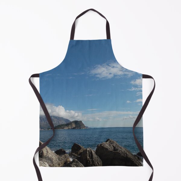 Item preview, Mediterranean Coast, Crystal Blue Sea, Beautiful Blue Sky, Rocky Shore, designed and sold by Branislava Tir .