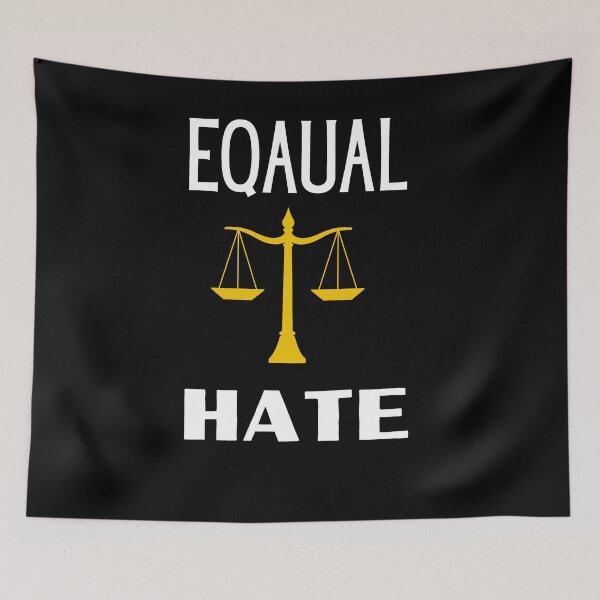 Item preview, Hate Everyone Equally designed and sold by Thetruemo.