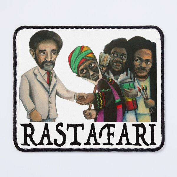 Item preview, Haile Selassie I Meets Rastamen Jah Sunny Arts Design designed and sold by JahSunny.
