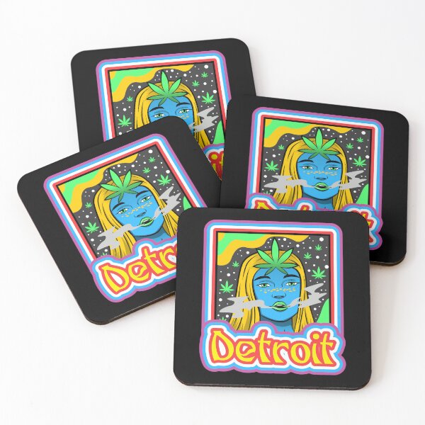 Item preview, Detroit Michigan 313 Techno Psychodelic Cannabis Pot Acid Design designed and sold by Candlewood Museum & Gift Shoppe.