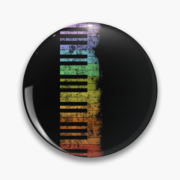 Item preview, Piano piano keyboard colorful, retro, vintage designed and sold by PicturePatty.