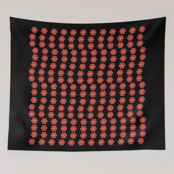 Item preview, Trailing Red Flowers designed and sold by janraydesigns.