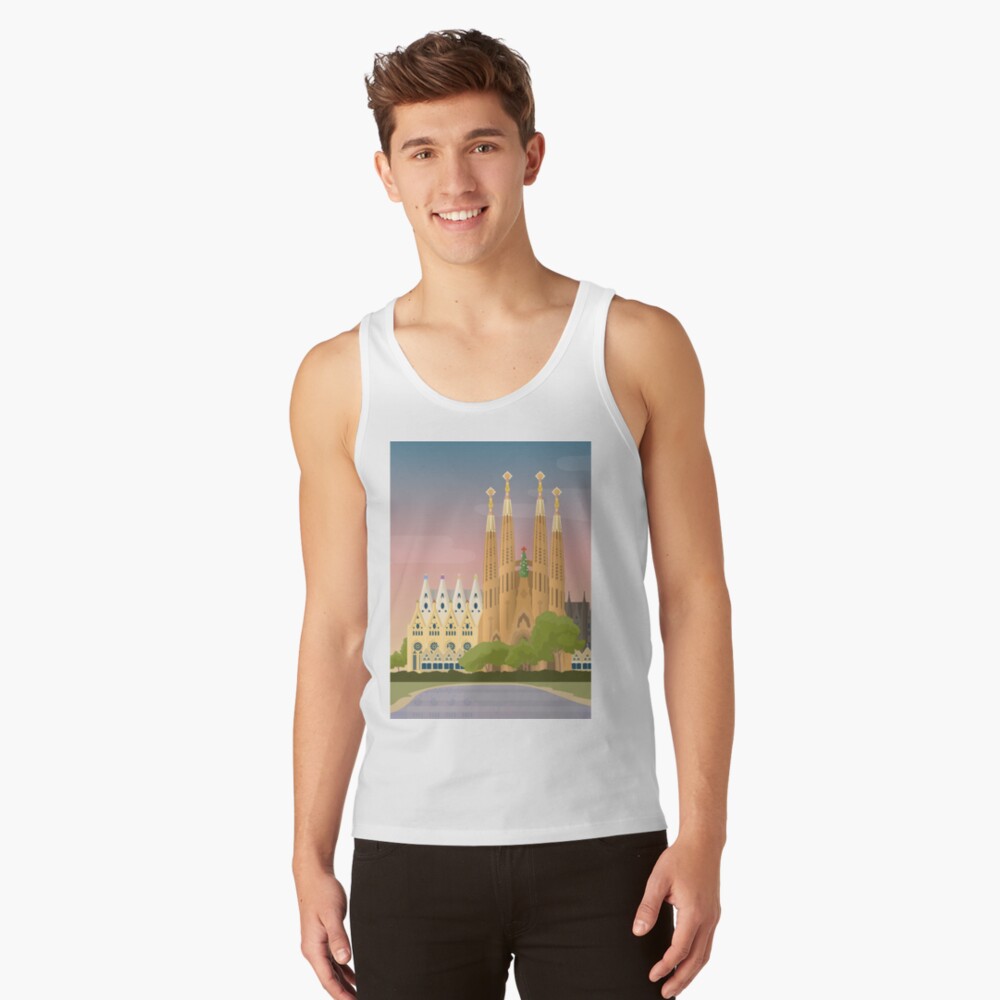 Vista previa del artículo con la obra «Camiseta de tirantes», diseñado y vendido por ANUE.