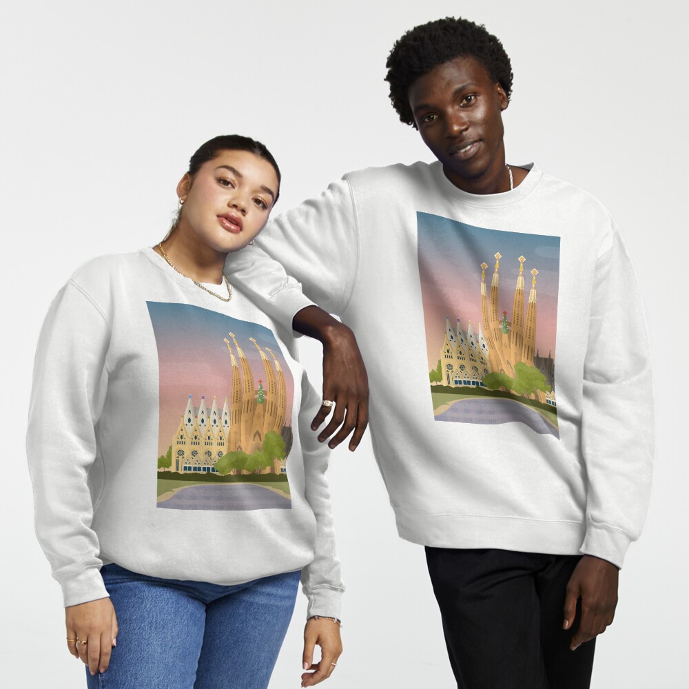 Vista previa del artículo con la obra «Sudadera sin capucha», diseñado y vendido por ANUE.