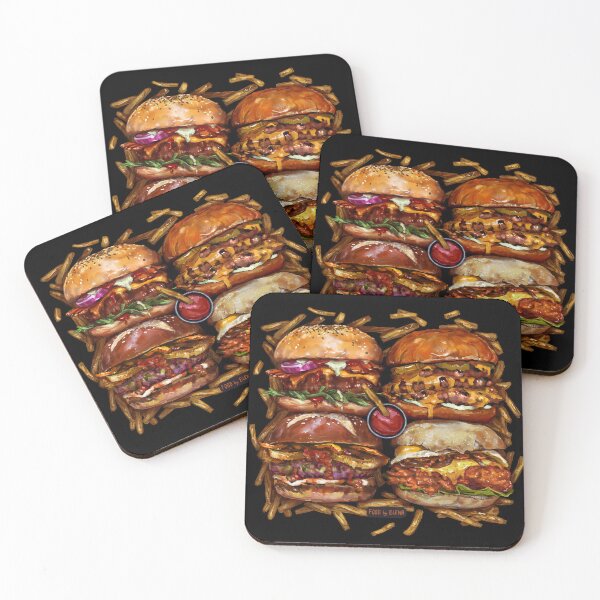 Item preview, Burgers for four designed and sold by ElenaCandil.