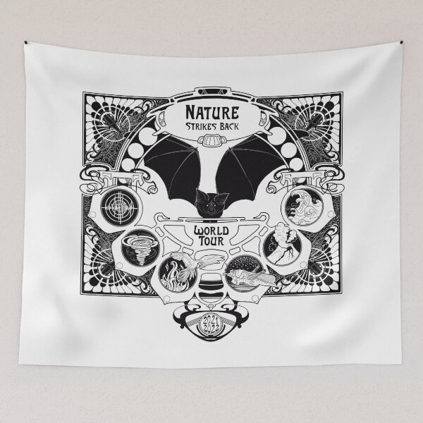 Item preview, Nature Strikes Back - World Tour 2020/2021 Black designed and sold by naligmaDesign.