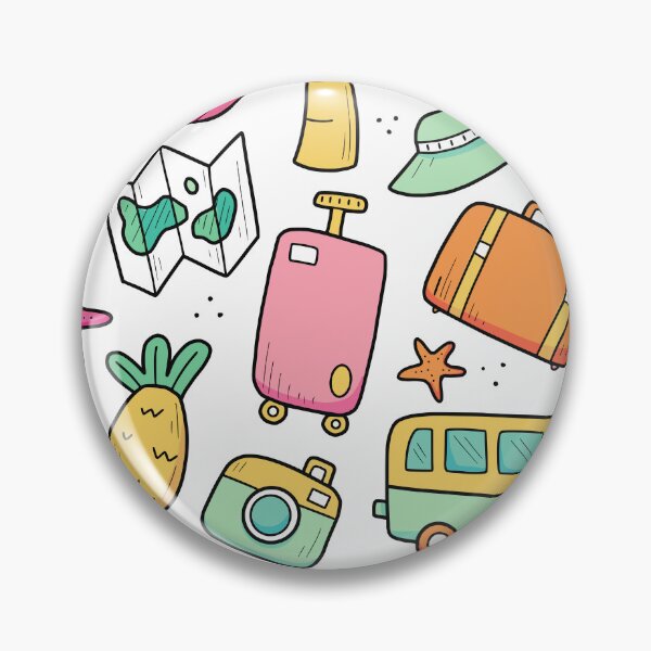 Item preview, road trip pattern designed and sold by stickers-packs.