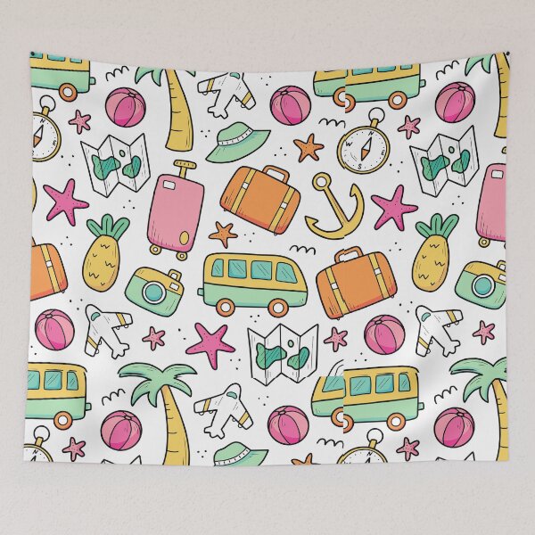 Item preview, road trip pattern designed and sold by stickers-packs.