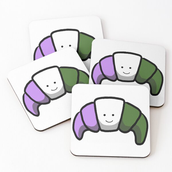 Item preview, Happy Genderqueer Pride Croissant designed and sold by CJ Vanderbeek.
