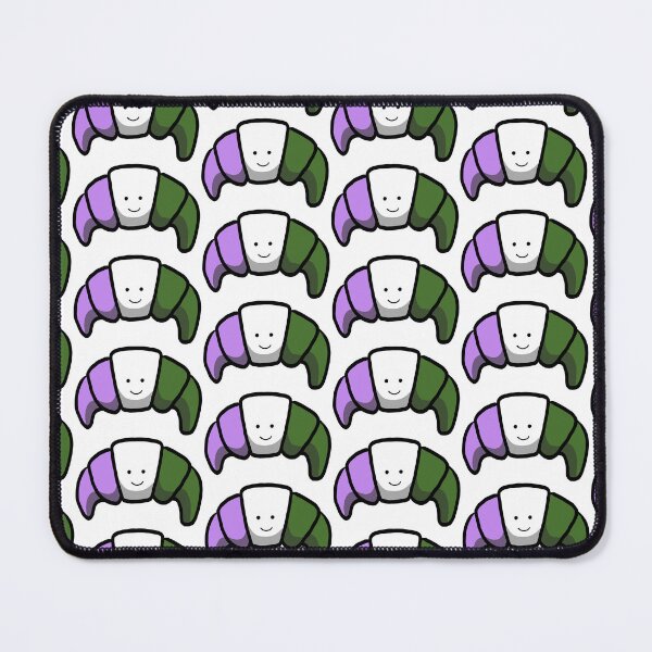 Item preview, Happy Genderqueer Pride Croissant designed and sold by CJ Vanderbeek.