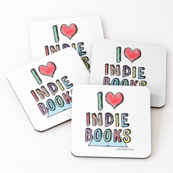 Item preview, I Love Indie Books Cool Authors Design designed and sold by mytshirtfort.