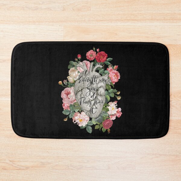 Item preview, Bloom Heart Anatomy Art With Verse designed and sold by amazingjoy.