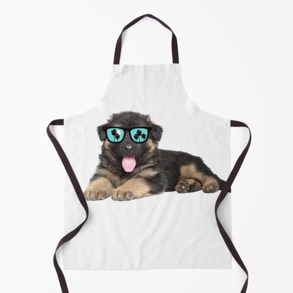 Item preview, Cute german shepherd puppy wearing sunglasses.    designed and sold by Doggymadness.