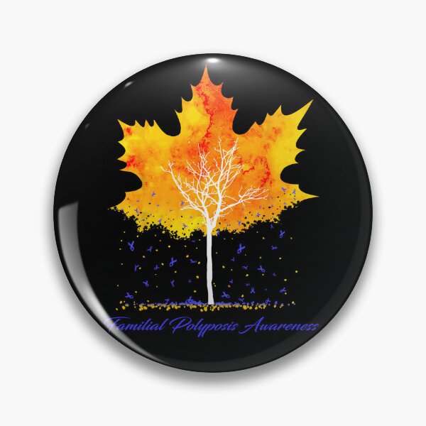 Item preview, Familial Polyposis Awareness Maple Leaf Autumn Tree Orange Fall Leaves Season designed and sold by Sabfit.