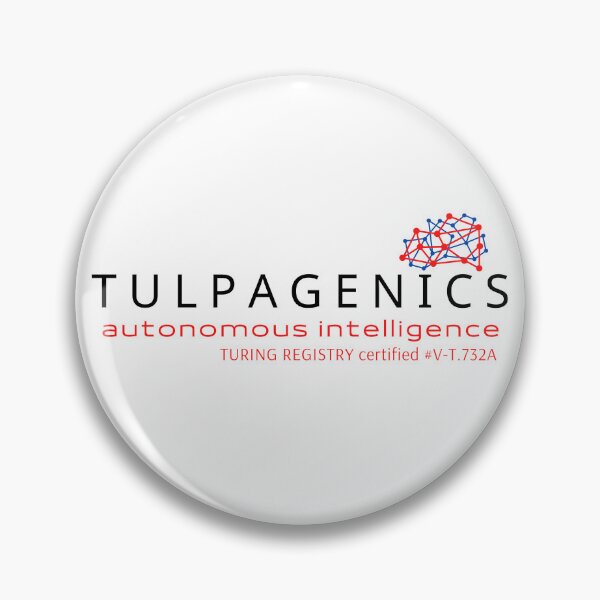 Item preview, Tulpagenics Autonomous Intelligence (William Gibson t-shirt Agency) AI t-shirt designed and sold by Gibson Futures.
