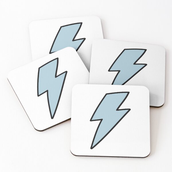 Item preview, Lightning Bolt Baby Blue designed and sold by soundlesswaves.