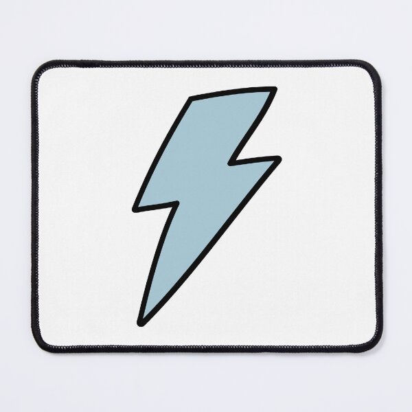 Item preview, Lightning Bolt Baby Blue designed and sold by soundlesswaves.