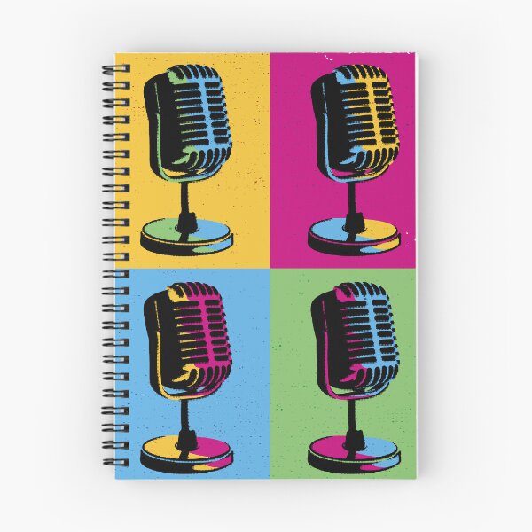 Item preview, Retro Pop Art Microphones  designed and sold by MandVDesigns.