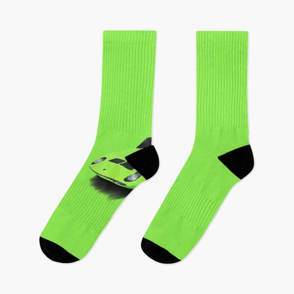 Item preview, Classic 1960s - 1970s Italian Supercar in watercolor aesthetic - Lime green designed and sold by ApexFibers.